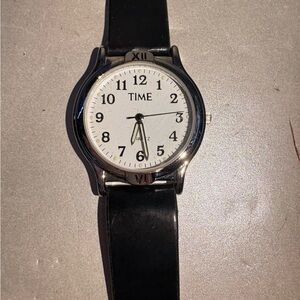 Classic Black and Silver Watch